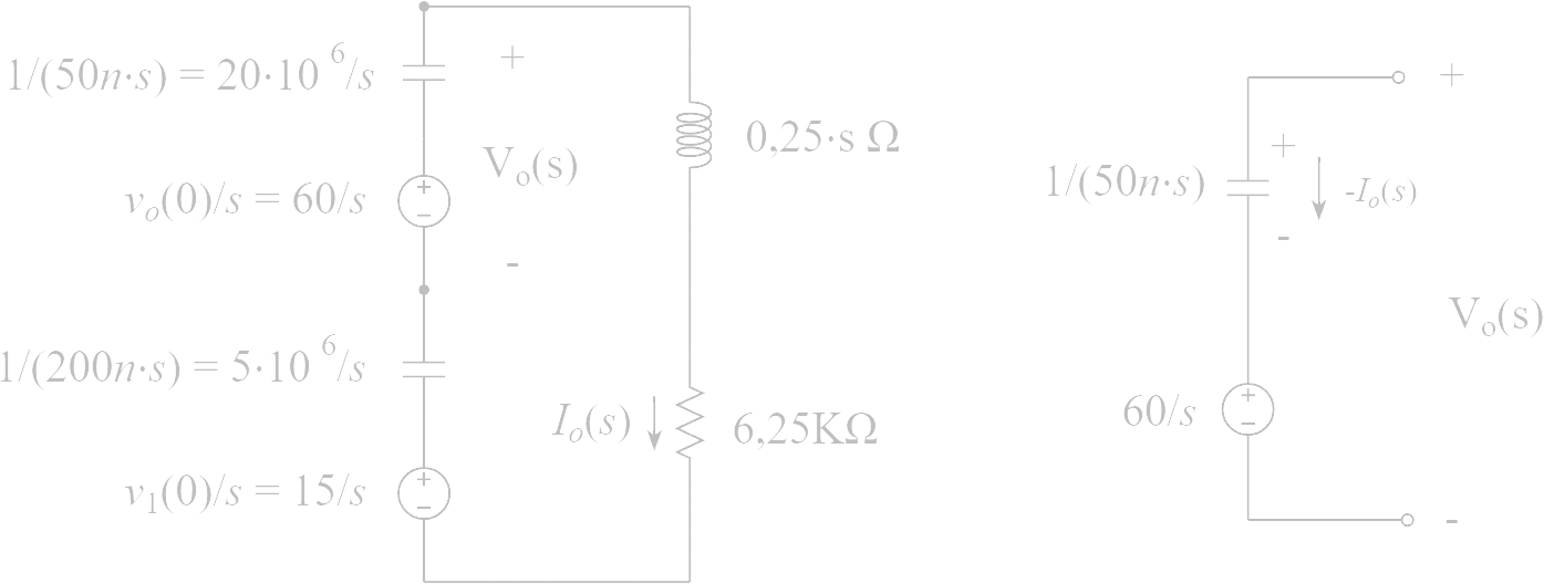 Circuito equivalente — Item c)